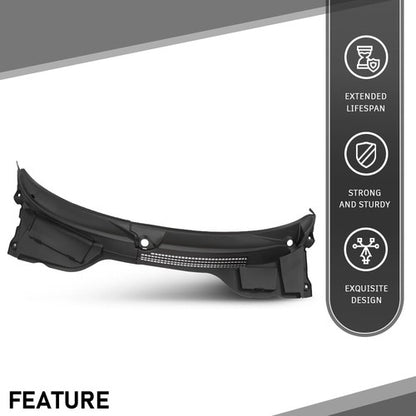 Solid Spare Windshield Wiper Vent Cowl Cover Grille Fit For 07-15 Mini Cooper R57 R56 R55