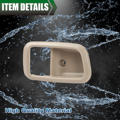 Solid Spare Front Left & Right Inner Door Handle Trim Beige Fit For 2000-2006 Toyota Tundra
