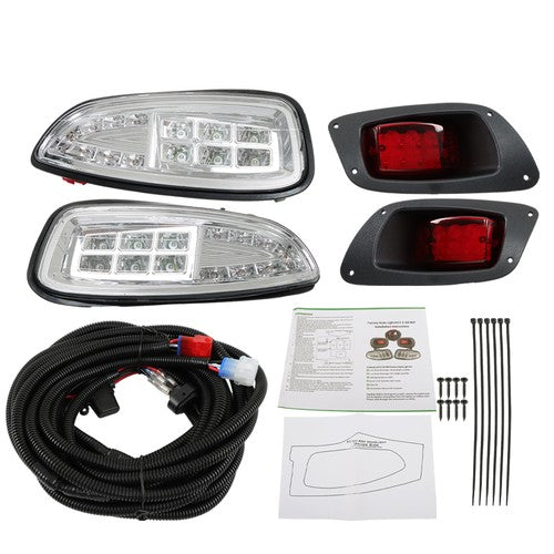 Solid Spare LED Light Kit LED Headlights / LED Tail Lights For 2016+ EZGO RXV Golf Cart