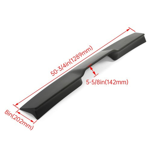 Solid Spare For 09-2014 Ford F-150 All Cab Size Matte Black Truck Cab Spoiler Replace 983379