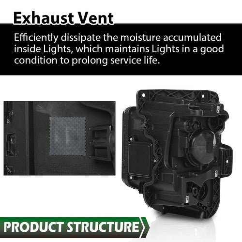 Solid Spare Fit For 19-21 Chevy Blazer HID/Xenon Headlight Headlamp Passenger Right Side