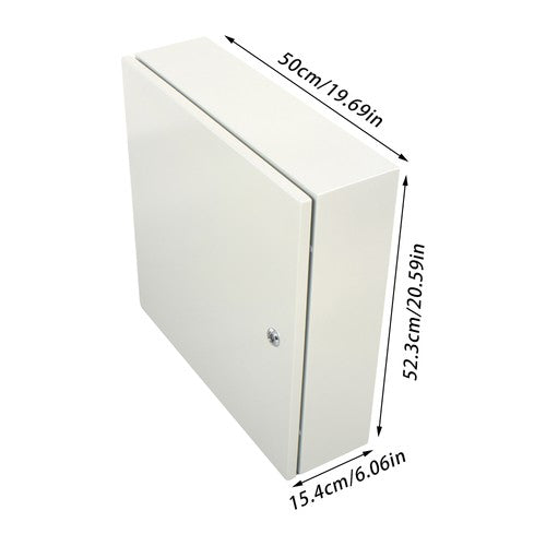Solid Spare Electrical Enclosure 20x20x6" Carbon Steel IP65 Wall Mount Junction Box w/ Lock