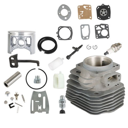Solid Spare For Husqvarna 288 288XP 281 181 54mm Big Bore Cylinder Piston Kit W Fuel Filter