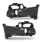Solid Spare Fit For 2015-2017 Ford Mustang Fog Light Bezel Cover Trim Set Left & Right
