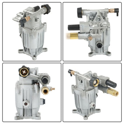Solid Spare 3000 PSI Pressure Washer Pump Horizontal 3/4" Shaft - MAX 2.5 GPM Oil Sealed