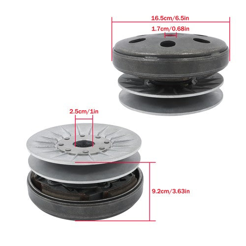 Solid Spare Drive Complete Pulley Secondary Clutch ATV UTV For Linhai Bighorn 400 27248 USA