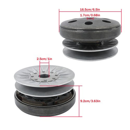 Solid Spare Drive Complete Pulley Secondary Clutch ATV UTV For Linhai Bighorn 400 27248 USA