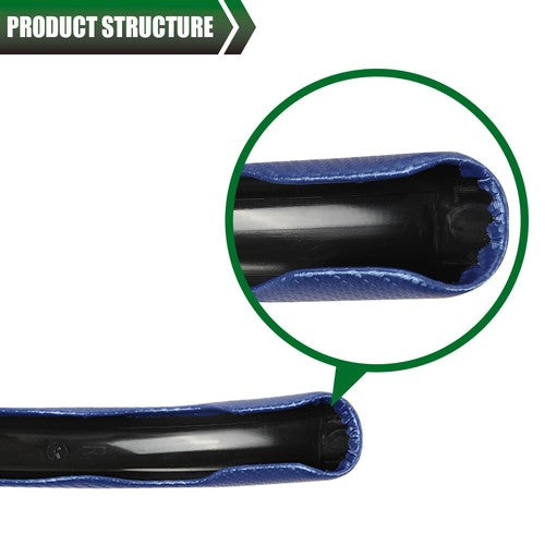 Solid Spare Carbon Fiber Car Steering Wheel Booster Non-Slip Cover Accessories Universal 15"