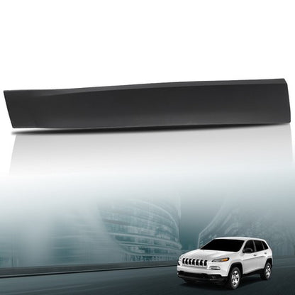 Solid Spare Side Door Body Molding Trim Front Left Side Fit For 2014-2023 Jeep Cherokee