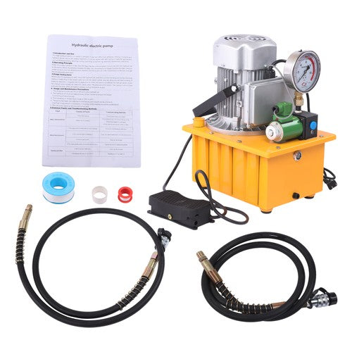 Solid Spare 10000 PSI Single Acting Electric Hydraulic Pump 8L Solenoid Valve 110V