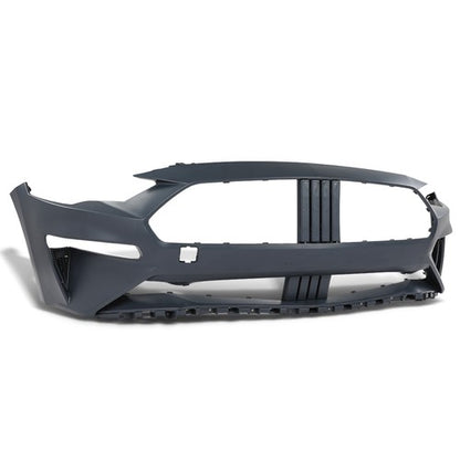 Solid Spare Front Bumper Cover Fascia Fit For 2018-2021 Ford Mustang With Tow Hook Hole