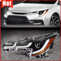 For 2020-2022 Toyota Corolla SE XLE XSE 3D DRL LED Headlight Left Driver Side