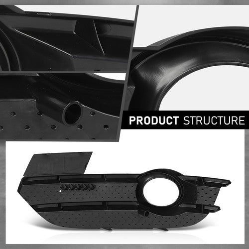 Solid Spare Fog Light Bezel Lamp Trim Right Passenger Fit For 2015 Audi Q3 8U0807682ASP9