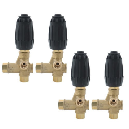Solid Spare 4 Pack Unloader Valve VRT3-310 8GPM 3/8" FNPT 4350PSI Pressure Washer Pump