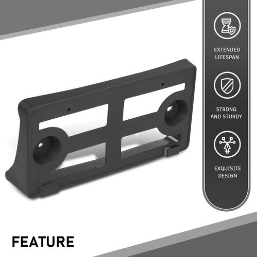 Solid Spare Front Bumper License Plate Bracket Fit For 2018-2023 Ford Mustang JR3Z17A385AA