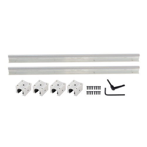Solid Spare 2Pcs SBR12-500mm Linear Guide Rails with SBR12UU Bearing Blocks 4Pcs