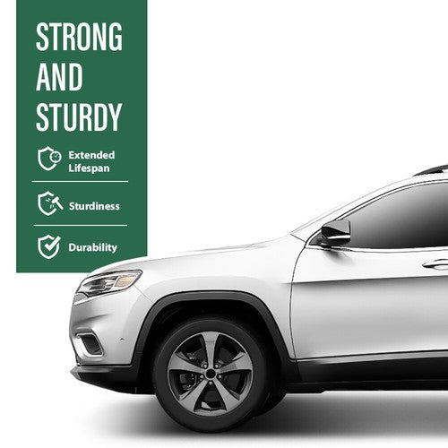 Solid Spare Front Fender Flare Wheel Arch Trim Fit For 2019-2023 Jeep Cherokee Left Side