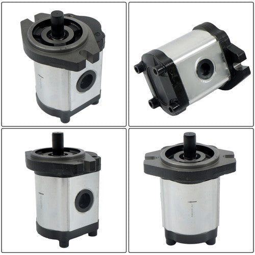 Solid Spare 9 Tooth Spline Shaft, Hydraulic Gear Pump 4-18 GPM SAE A-2 Bolts CW Cast Iron