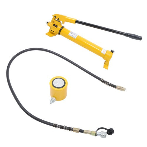 Solid Spare 30 Ton Hydraulic Jack Air Pump Lift Portable Power Ram Repair Tool+Hand Pump