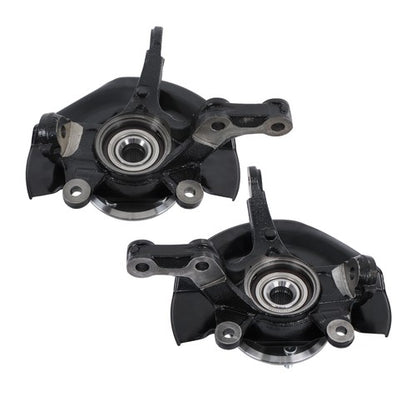Solid Spare 2Pcs Front Steering Knuckle & Wheel Hub Bearing Assembly For Honda CR-V 2007-09