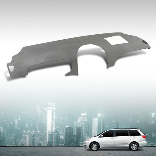 Solid Spare Dash Cover Dashboard Pad Overlay Gray Fit For 2004-2010 Toyota Sienna