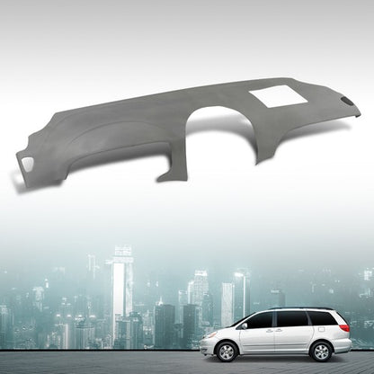 Solid Spare Dash Cover Dashboard Pad Overlay Gray Fit For 2004-2010 Toyota Sienna