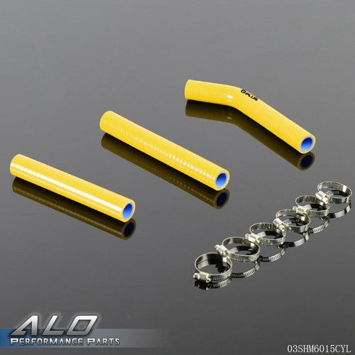 Solid Spare Silicone Radiator Hose Kit Yellow Fit For 07-10 KTM SX 125SX 144SX 150SX 125 144