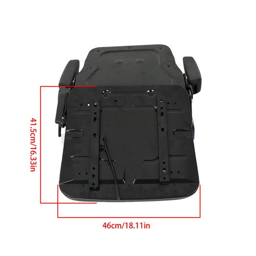 Solid Spare Tractor Forklift Universal Seat Foldable slide rail with resilient safety belt
