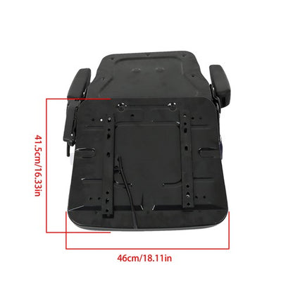 Solid Spare Tractor Forklift Universal Seat Foldable slide rail with resilient safety belt