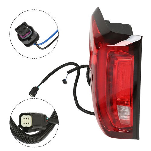 Solid Spare Left Side Red Lens Tail Light LED For GMC Sierra 2019 2020 2021 2022 Driver