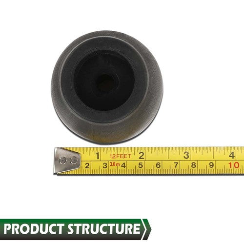 Solid Spare 2pcs Cargo Trailer Truck Replacement Ramp Door Rubber Bumpers Stop Cone 2" Tall