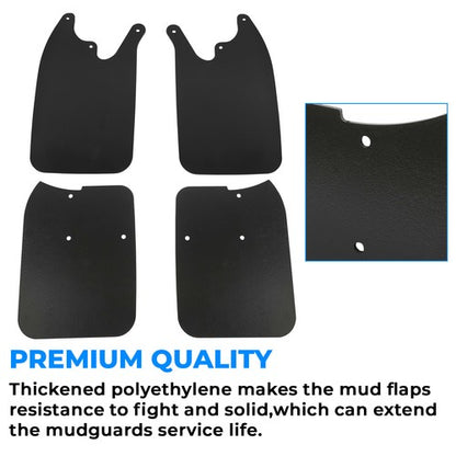 Solid Spare Mud Guards Flaps For Tacoma 4x4 Prerunner 1995-2004 W/ Flares