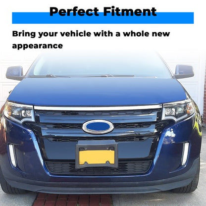 Solid Spare Front Lower Black Grille Bumper Moulding For 2011-2014 Ford Edge FO1087132