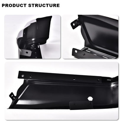 Solid Spare Fit For 2015-2020 Ford F-150 Black Left Right Rear Bumper Ends W/ Park FO1102383