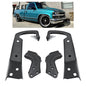 Solid Spare Black Metal Front Bumper Brackets Compatible 94-00 Chevrolet&GMC C-K Series 2pcs