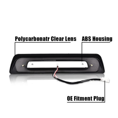 Solid Spare Fit For 2007-2018 Toyota Tundra LED Rear Smoked Third 3rd Brake Light Cargo Lamp