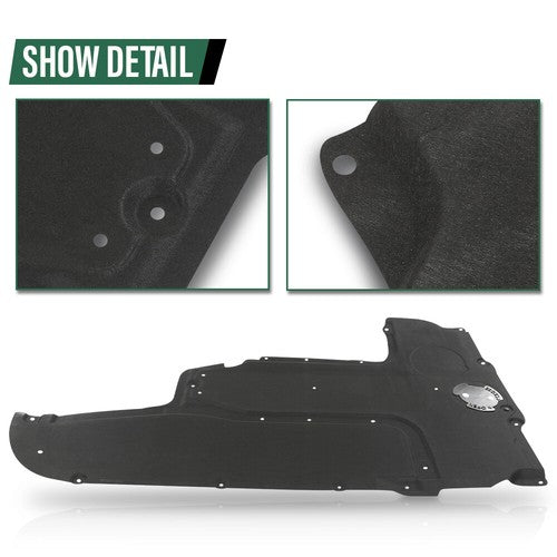 Solid Spare Fit For 11-16 BMW 528i 535i Center Engine Splash Shield Under Cover BM1228161