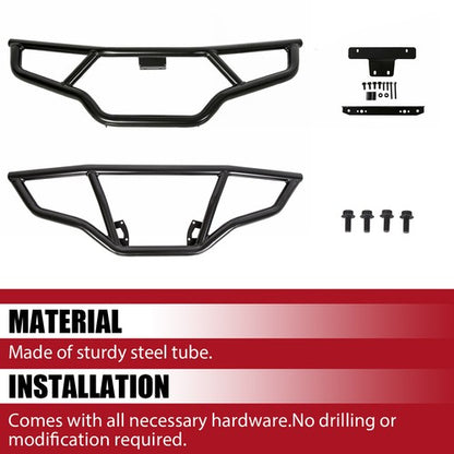 Solid Spare Brush Guard Bumper Set Front & Rear For Polaris Sportsman 570 EPS 2016-2020