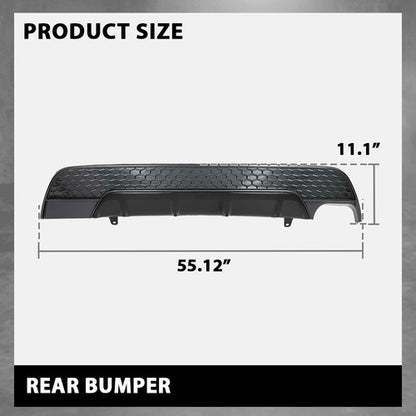 Solid Spare Fit For 20-22 Toyota Corolla SE XSE Rear Bumper Lower Valance Honeycomb Cover
