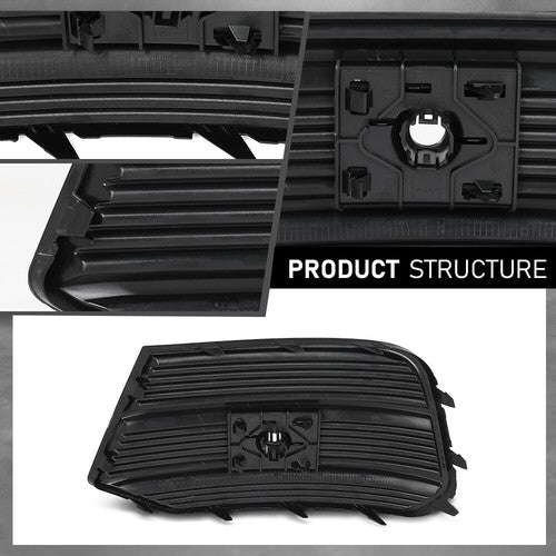 Solid Spare Fit For 2016-2018 Audi Q3 Front Right Side Lower Bumper Cover Grille AU1039135