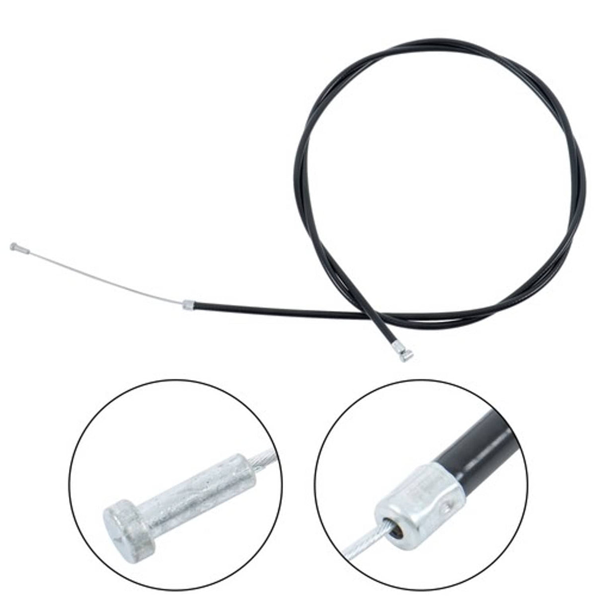 Solid Spare Replace 4282-180-1107 Throttle Cable Assembly Fits For BR700 Mower Cable Black