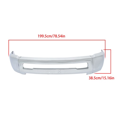 Solid Spare Chrome CH1002391 Split For RAM 2500 3500 2010-2018 Front Lower Bumper W/o Holes