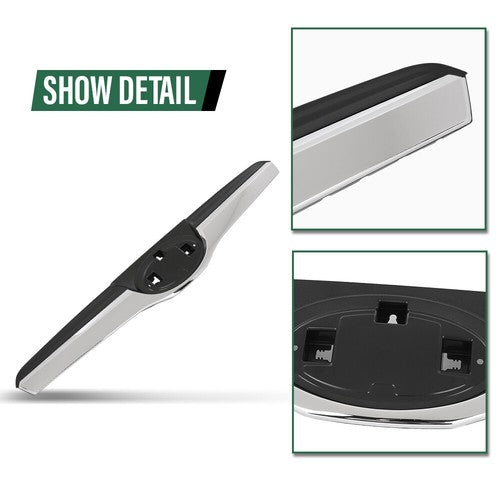 Solid Spare Fit For 14-16 Subaru Forester Front Bumper Upper Grille Trim Grill Black Chrome