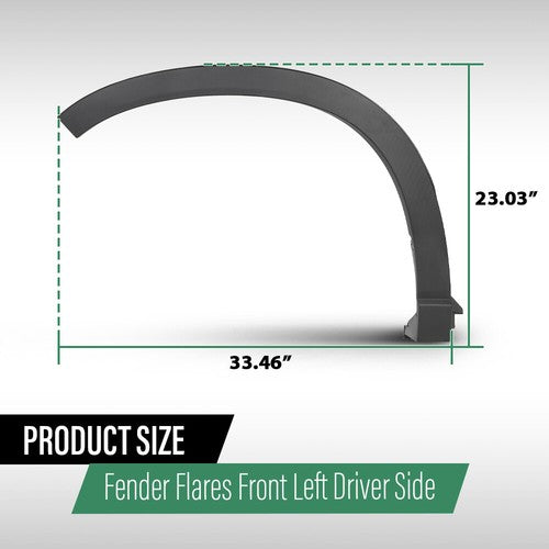 Solid Spare Fit For 2019-2021 Subaru Forester Front Left Fender Flare Wheel Arch Molding