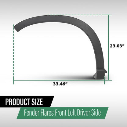 Solid Spare Fit For 2019-2021 Subaru Forester Front Left Fender Flare Wheel Arch Molding