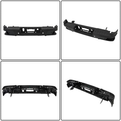 Solid Spare For 2019-2021 Chevy Colorado GMC Canyon Steel Rear Step Bumper Black NEW