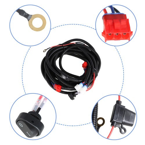 Solid Spare Headlights/Tail Lights Golf Cart LED Light Kit For Club Car DS Golf Cart 93+G&E