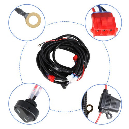 Solid Spare Headlights/Tail Lights Golf Cart LED Light Kit For Club Car DS Golf Cart 93+G&E