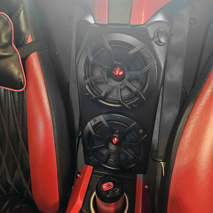 Solid Spare Waterfall Speaker Pods Enclosure For Polaris Slingshot 2015-2019 Empty Enclosure