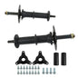 Solid Spare 40 Inch Rear Axle Kit with 3 Stud Hub Fit For 6 Inch and 7 Inch wheels